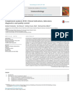 Complement analysis 2016 Clinical indications laboratory diagnostic and quality control