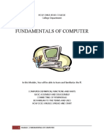 Module I - Fundamentals of Computer