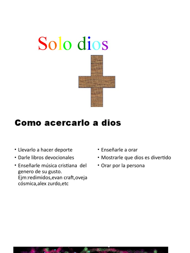Solo Dios Basta Pdf