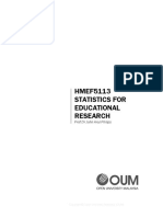 Statistics For Educational Research PDF