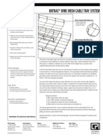 Ontrac Wire Mesh Cable Tray System: Product Data Sheet