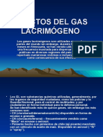 EFECTOS DEL GAS LACRIMÓGENO