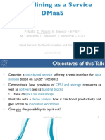 P. Mato, D. Piparo, E. Tejedor - EP-SFT M. Lamanna, L. Mascetti, J. Moscicki - IT-ST