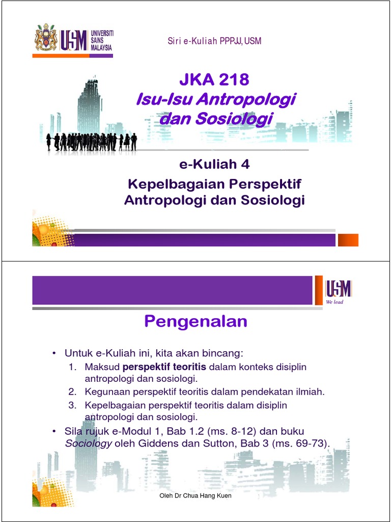 4 Jka 218 Kepelbagaian Perspektif Antropologi Dan Sosiologi Pdf