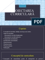 Proiectarea Curriculara