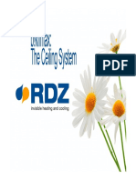 Presentation - RDZ ceiling&walls cooling-heating systems
