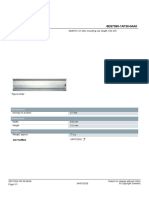 Data Sheet 6ES7390-1AF30-0AA0: SIMATIC S7-300, Mounting Rail, Length: 530 MM