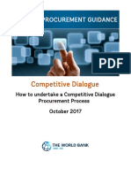 Competitive Dialogue: Procurement Guidance