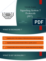 Signaling System 7 Protocols (SS7) : Networks Security