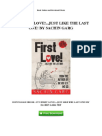 It'S First Love!... Just Like The Last One! by Sachin Garg: Read Online and Download Ebook