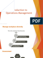 Introduction to Operations Management