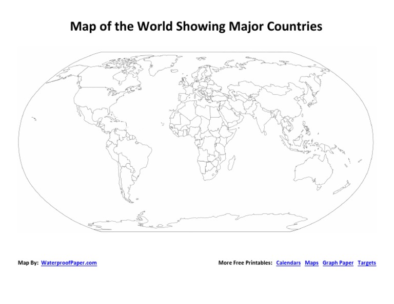 World Map PDF | PDF