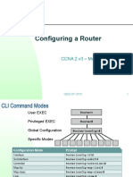 Configuring A Router: CCNA 2 v3 - Module 3