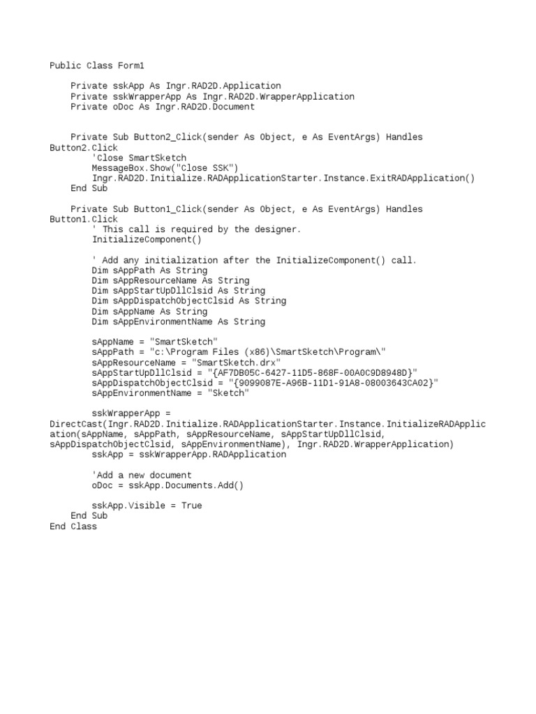 SmartSketch Automation Script | PDF