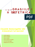 Hemoragiile in Obstetrica