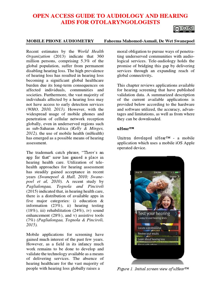 Mobile Phone Audiometry | PDF | Science & Mathematics