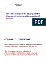 Learning Outcome: To Be Able To Explain The Development of Bioprocess For Commercial Production of