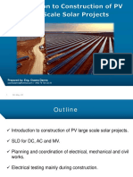 Construction of Large Scale PV Projects Guide