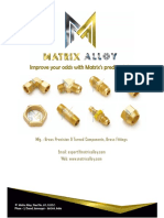 Brass Product Catalouge - Matrix Alloy