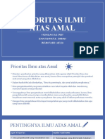 FIQH PRIORITAS - PRIORITAS ILMU ATAS AMAL (Autosaved)