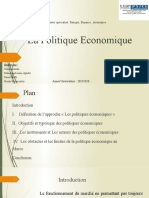 La Politique Économique