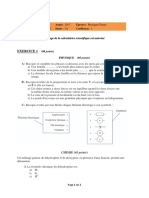 RCI 17 BEPC Physique Chimie Zone 2