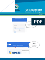 Guía para Cargar Evidencias PDF