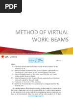 Vitrual Work Method Beams