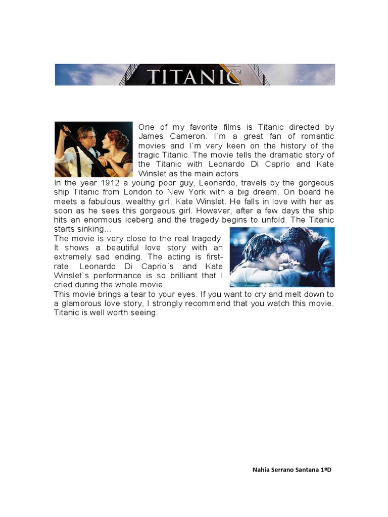 FILM REVIEW Titanic PDF