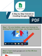 Google Docs: A Step by Step Tutorial On Creating Google Sheets