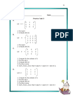 Name: - Date: - Practice Task 3 A