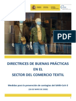 Directrices de Buenas Prácticas en El Sector Del Comercio Textil 26.05.20