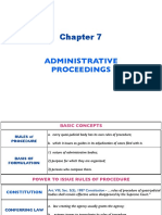 Administrative Proceedings
