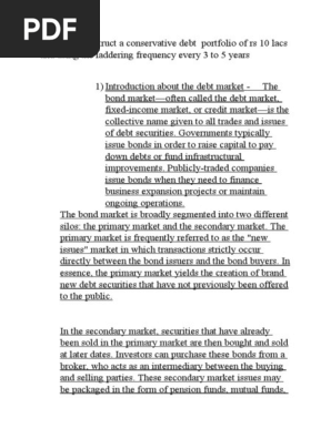 bond market.docx