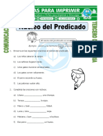 Ficha Nucleo Del Predicado para Tercero de Primaria