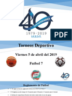 Torneo Voleibol Mixto 5 de Abril