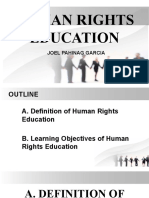 Garcia, Human Rights Education