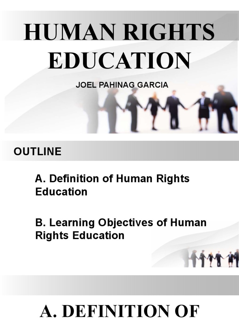Human Rights Education Overview | PDF | Human Rights | Dignity