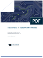 Mathematics of Motion Profiles Pmdcorp