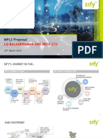 MPLS Proposal: LG Balakrishnan and Bros LTD