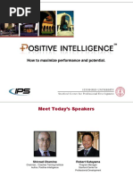 Positive Intelligence Webinar (Handout)