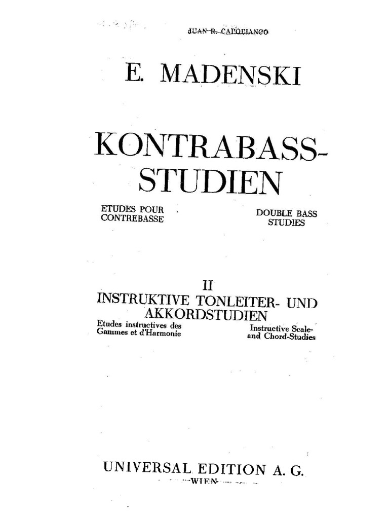 Madensky Instruktive Tonleiter Und Akkordstudien Pdf Pdf