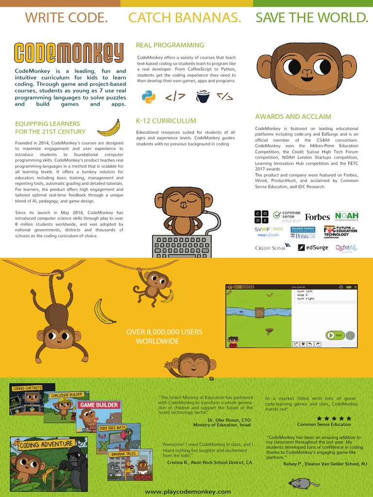 Write Code.: Catch Bananas | PDF | Education Theory | Curriculum