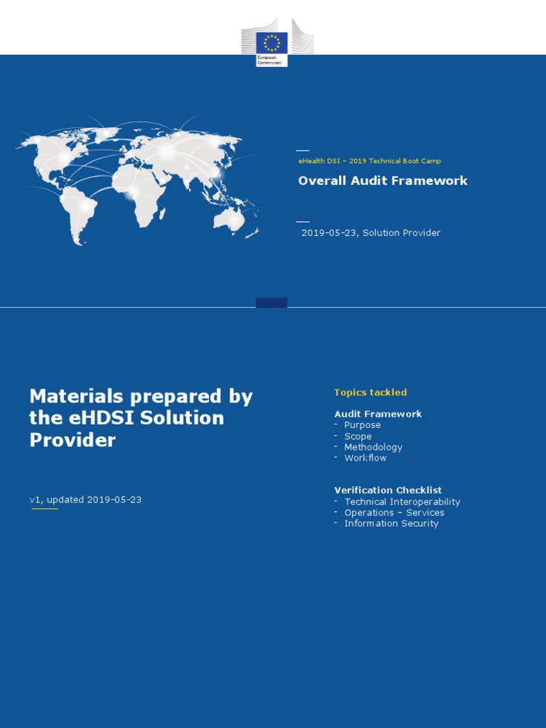 EHDSI 2019-OpenNCP BootCamp-D4-AuditFramework 20190522 v1 | PDF ...