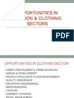 Opportunities in Textile Sectors