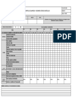 Control diario limpieza y desinfección vehículos