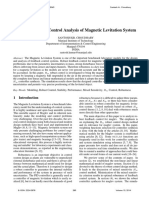 Robust Feedback Control Analysis of Magnetic Levitation System