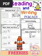 Free Readingand Writing Practice