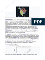 First Continents: Geologic Map of North America, Color-Coded by Age. The Reds and Pinks Indicate Rock From The