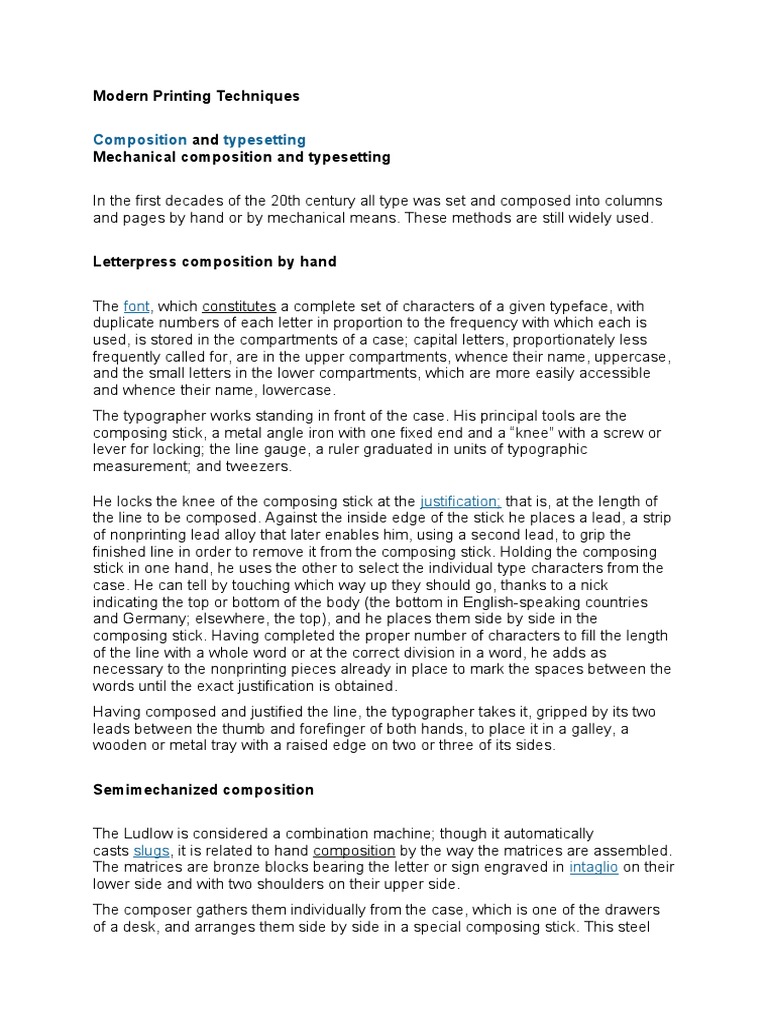 Modern Printing Techniques Pdf Text